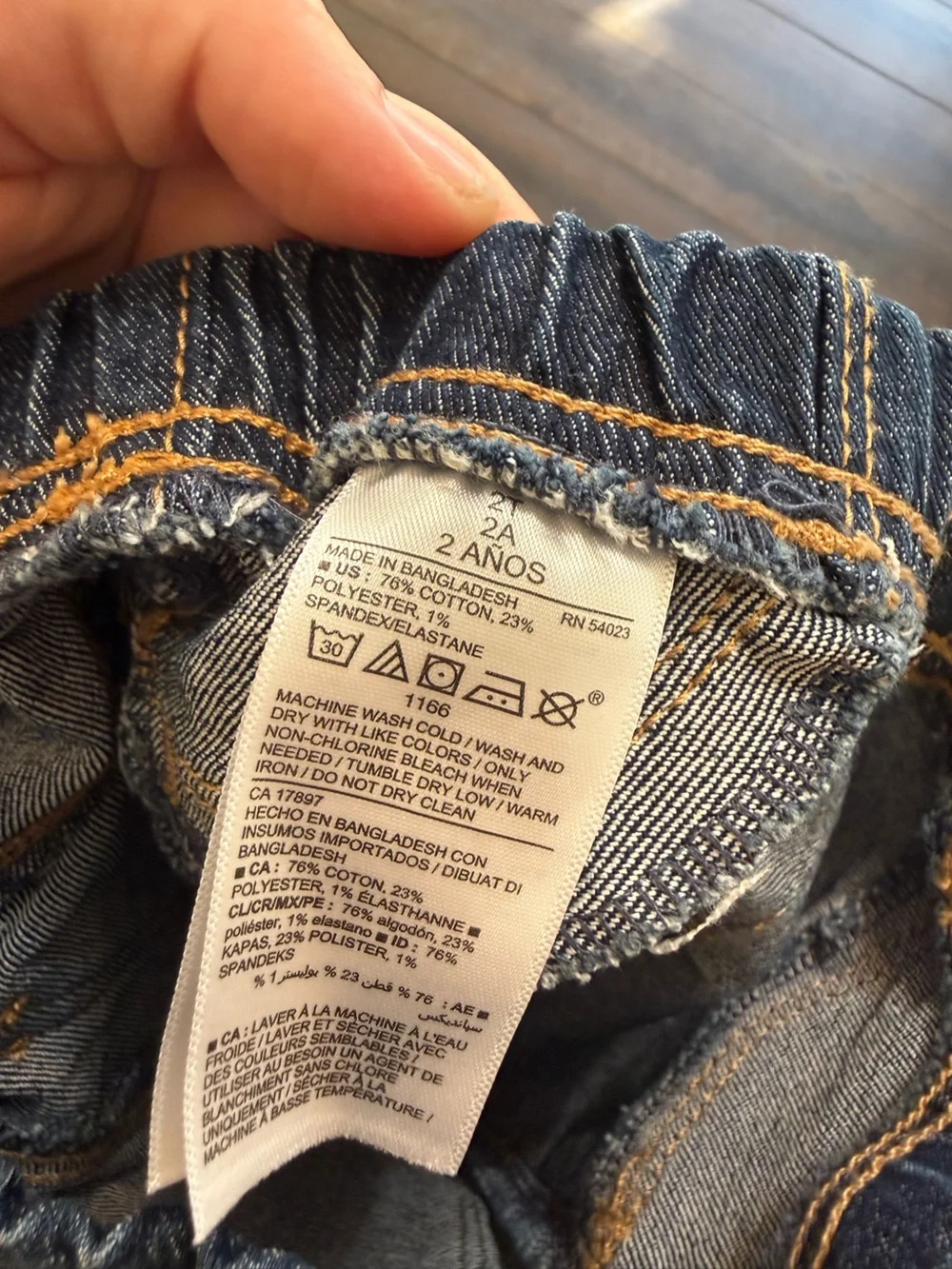 Old Navy Toddlers' Dark Blue Denim Jeggings